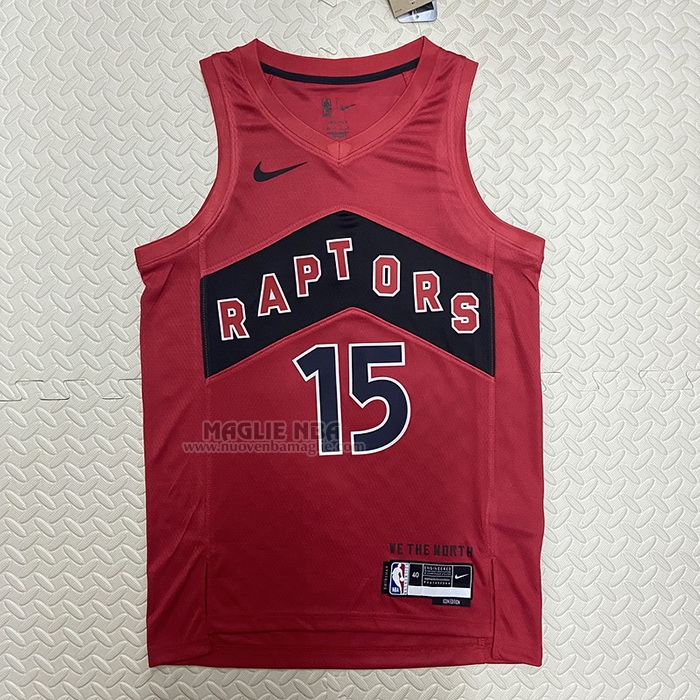 Maglia
 Vince Carter NO 15 Toronto Raptors Icon 2022-23 Rosso

